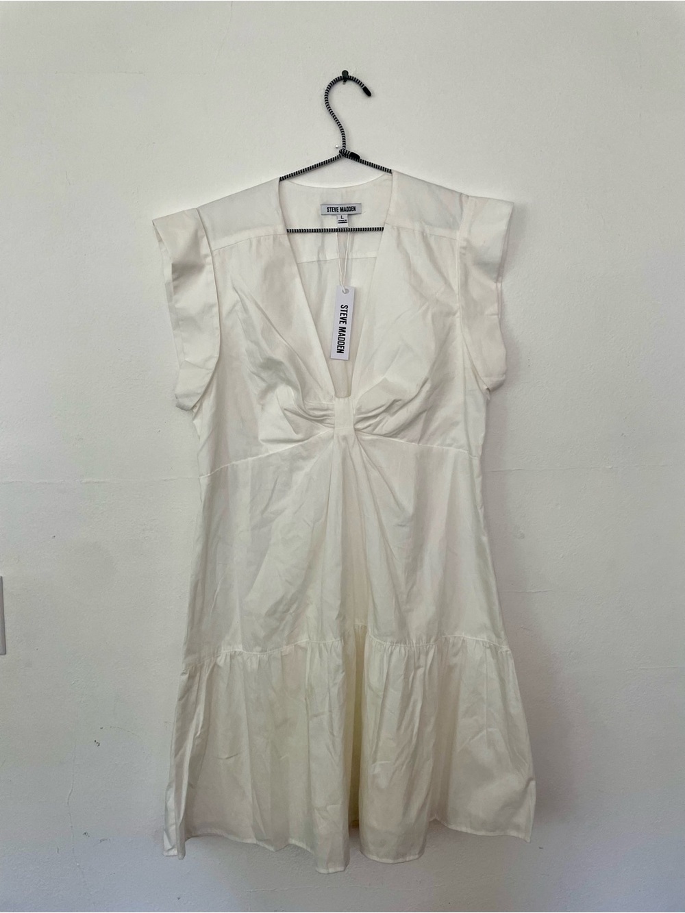 Steve Madden Cotton V-Neck Dress
